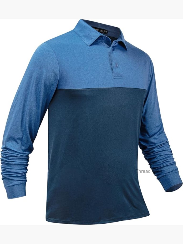 Men's Quick Dry Golf Polo Shirt Moisture Wicking Stretch Athletic Workout Tee